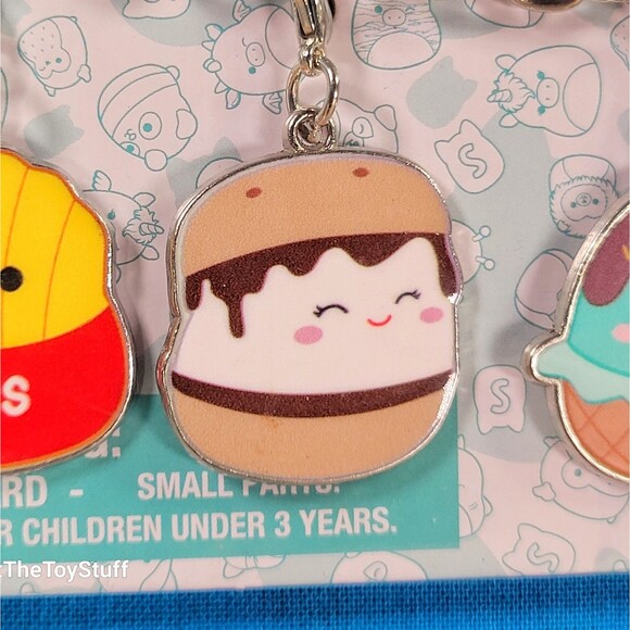 Original Squishmallows Food Squad Interchangeable Charm Set New - Picture 3 of 7
